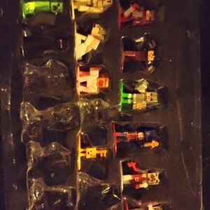 Green and White Action Figures Playset